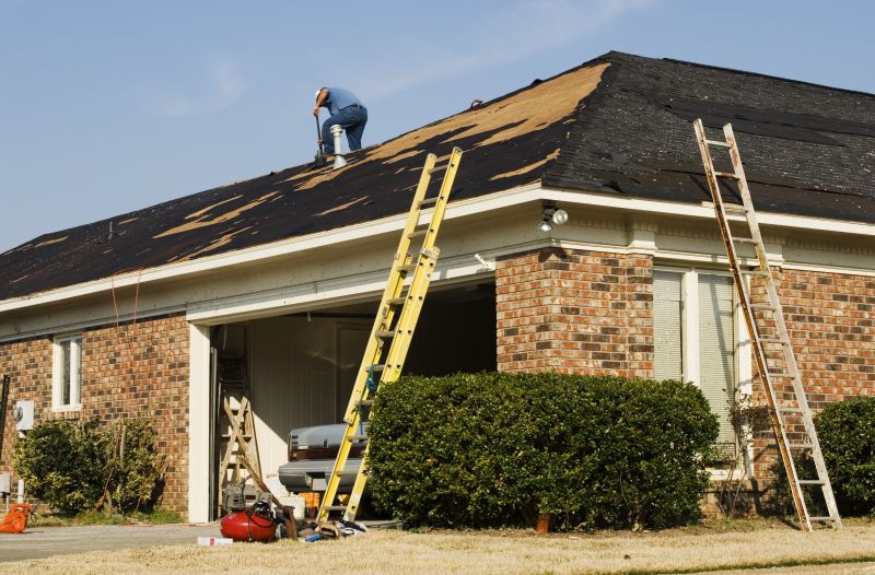 A Frame Roof Repair in Haymarket, VA