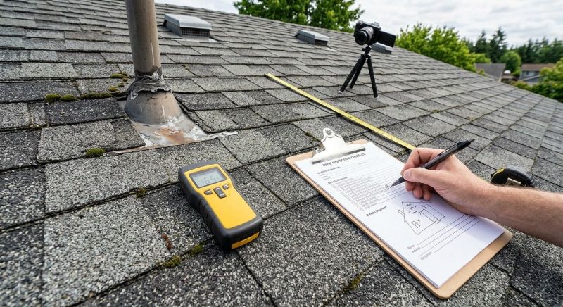 Asphalt Roof Inspection in Loudoun County, VA