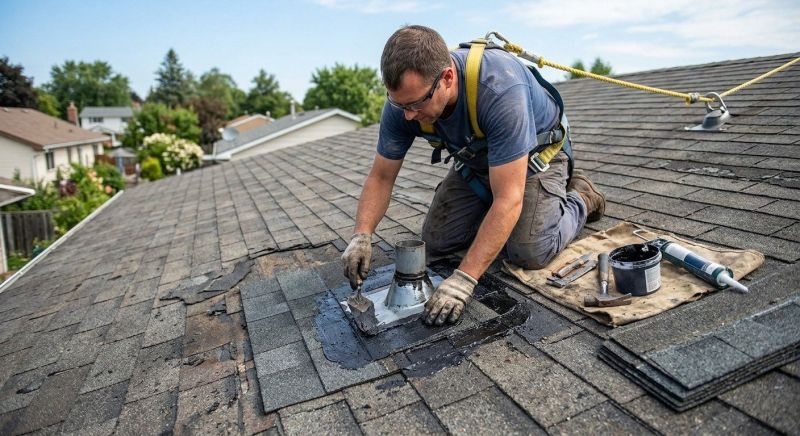Asphalt Roof Leak Repair in Herndon, VA