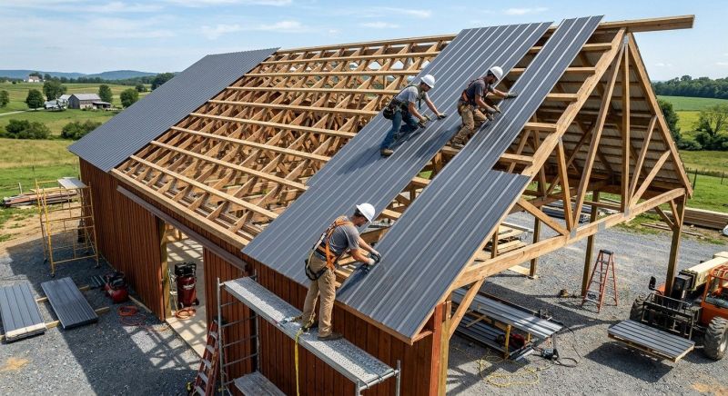 Barn Roof Construction in Haymarket, VA