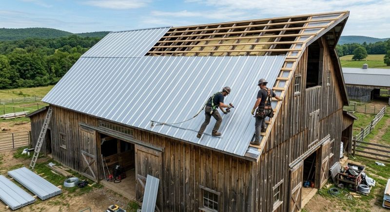 Barn Roof Construction in Haymarket, VA