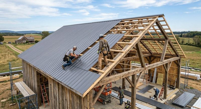 Barn Roof Installation in Haymarket, VA