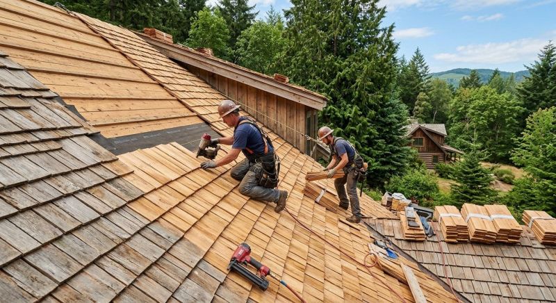 Cedar Roof Installation in Annandale, VA