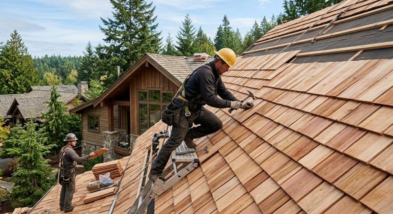 Cedar Roof Installation in Haymarket, VA