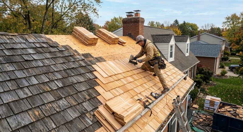 Cedar Roof Replacement in Nokesville, VA