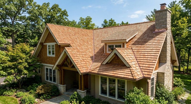 Cedar Shake Roof Construction in Vienna, VA