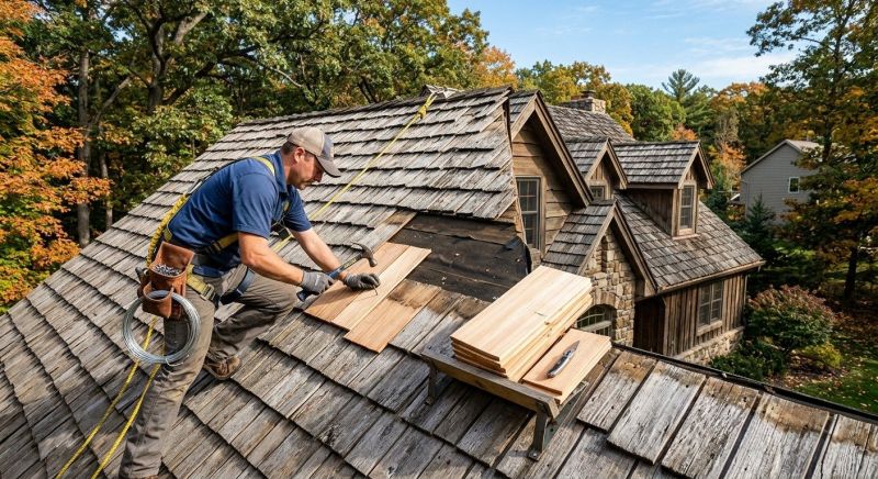 Cedar Shingles Repair in Middleburg, VA