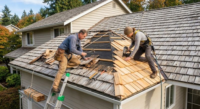 Cedar Shingles Repair in Springfield, VA