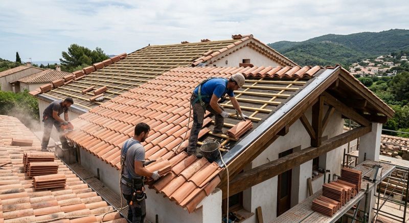 Clay Roof Installation in Annandale, VA