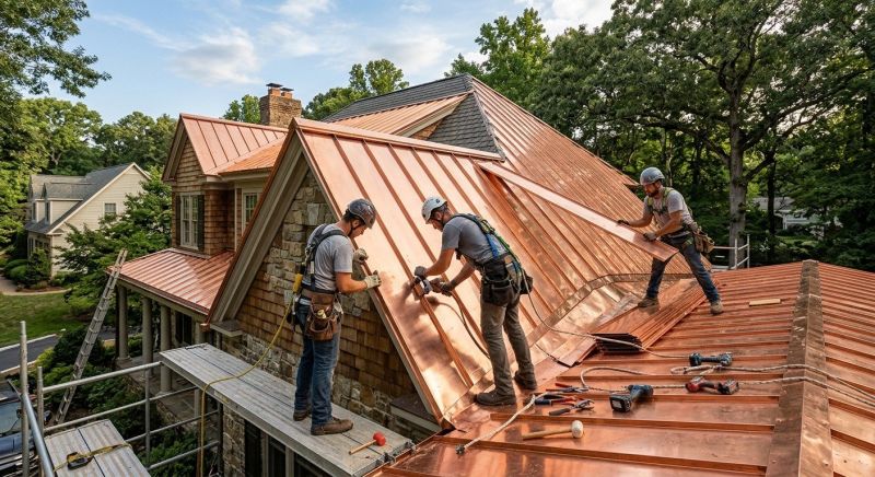 Copper Roof Installation in Haymarket, VA