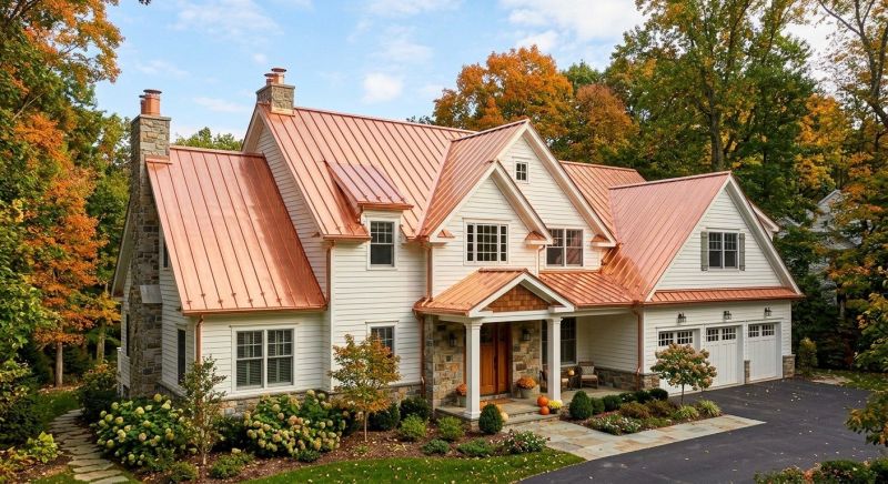 Copper Roof Replacement in Haymarket, VA