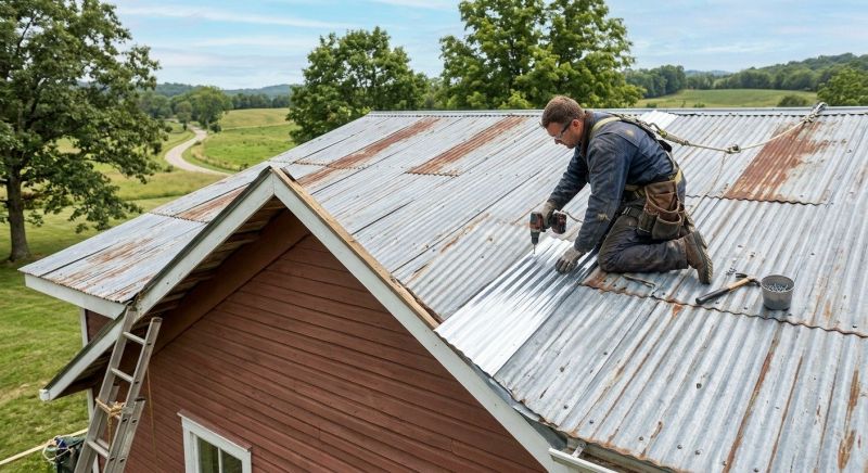 Corrugated Roof Repair in Aldie, VA