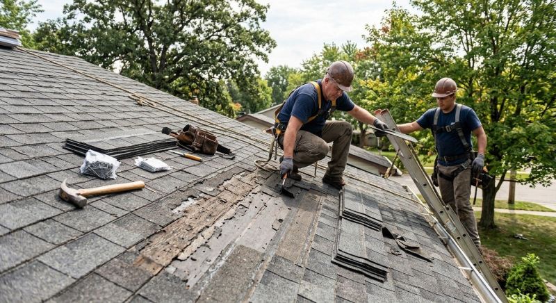 Damaged Roof Repair in Herndon, VA