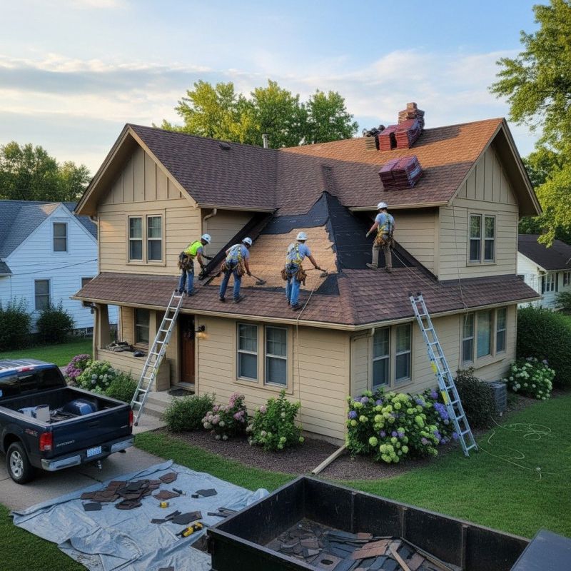 Damaged Roof Replacement in Purcellville, VA