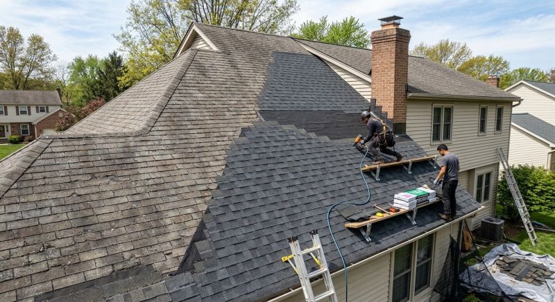 Damaged Roof Replacement in Vienna, VA