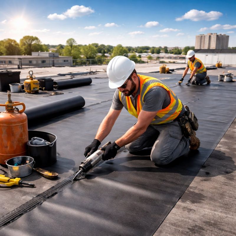 Epdm Roof Installation in Bristow, VA