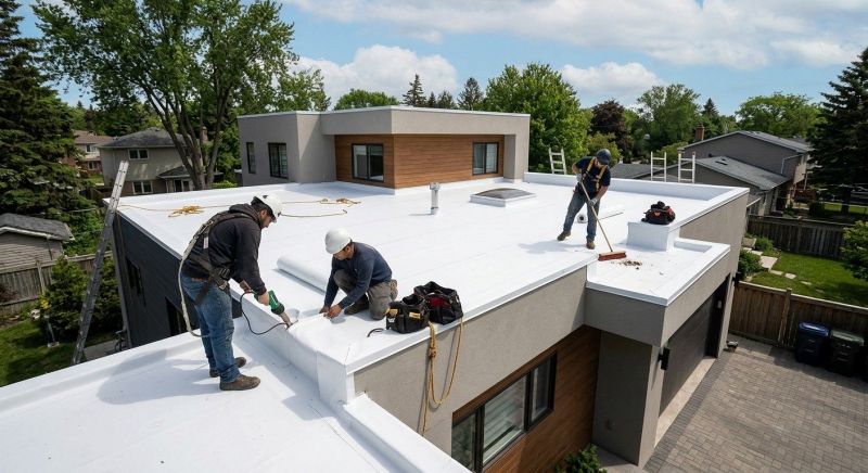 Flat Roof Installation in Ashburn, VA