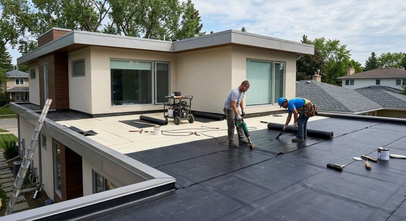 Flat Roof Installation in Catlett, VA
