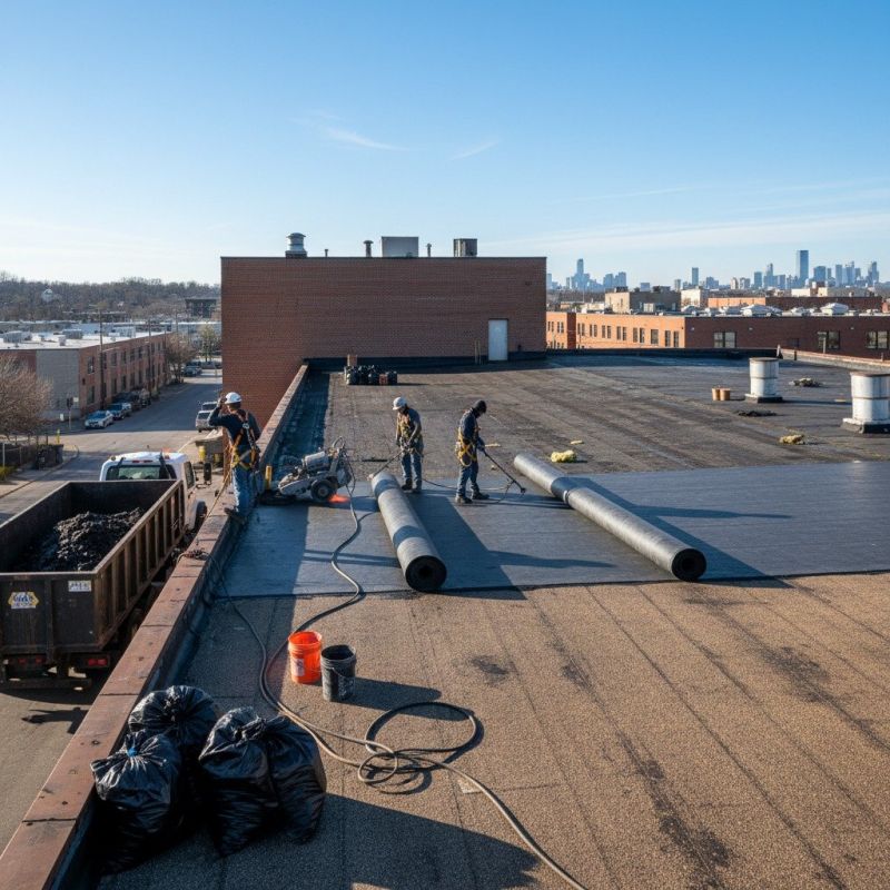 Flat Roof Replacement in Middleburg, VA