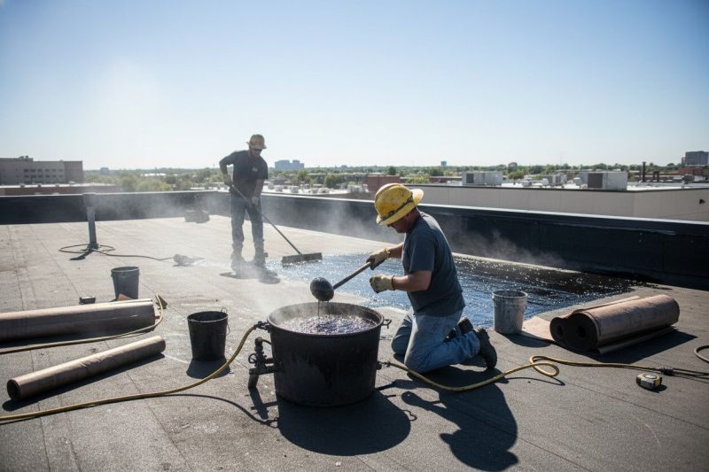 Flat Roof Tar Repair in Haymarket, VA