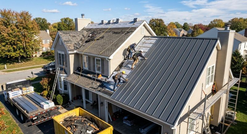 Metal Roof Replacement in Poolesville, MD