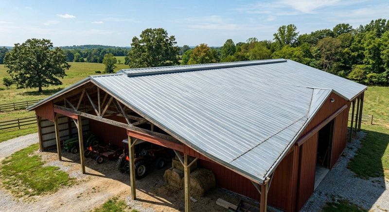 Pole Barn Roof Repair in Ashburn, VA