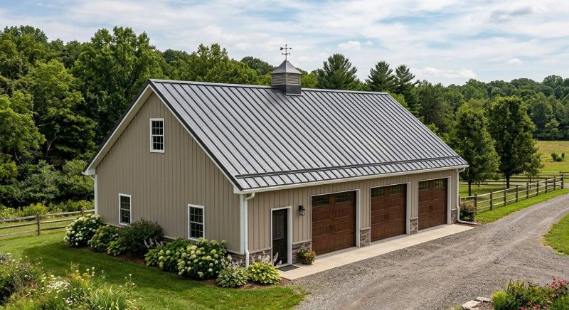 Pole Barn Roof Repair in Purcellville, VA