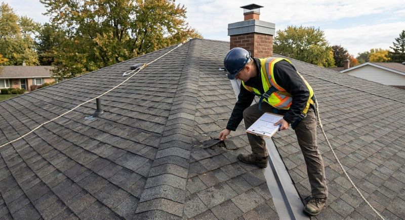Roof Damage Inspection in Centreville, VA
