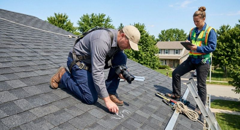 Roof Damage Inspection in Woodbridge, VA