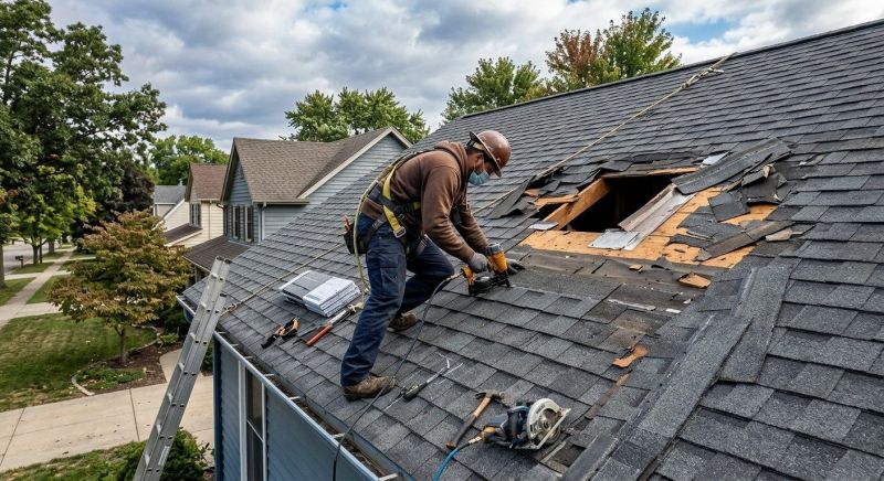 Roof Damage Repair in Great Falls, VA
