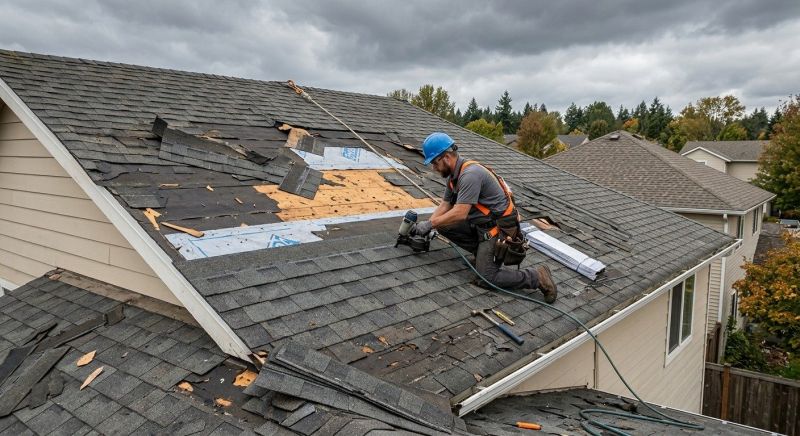 Roof Damage Repair in Round Hill, VA