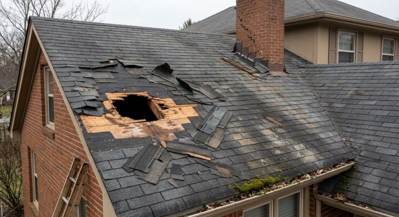 Roof Damage Repair in Woodbridge, VA