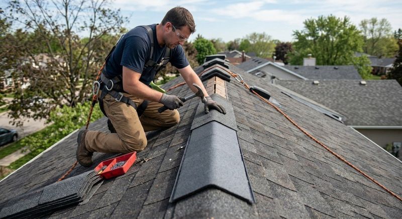 Roof Ridge Repair in Haymarket, VA
