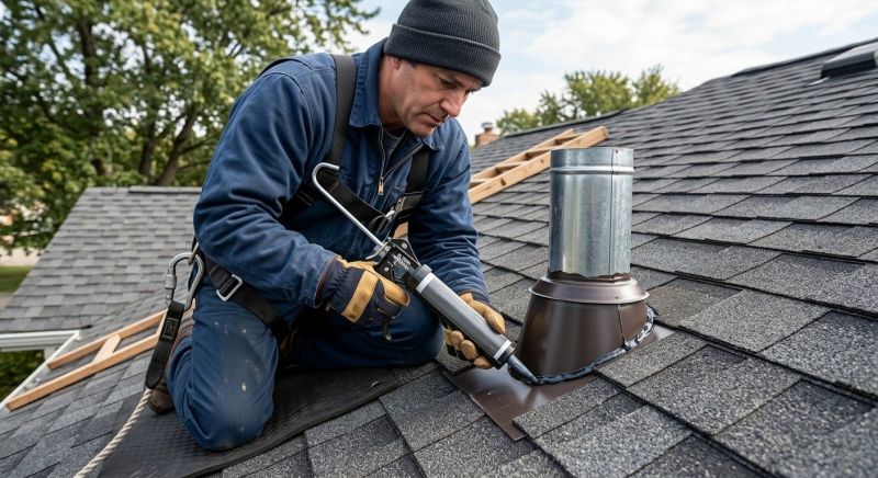 Roof Vent Flashing Repair in Haymarket, VA