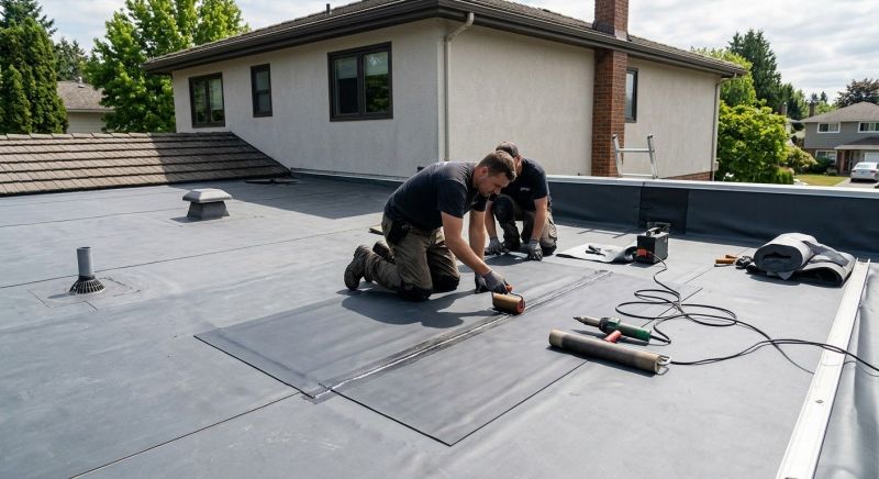 Rubber Roof Repair in Marshall, VA