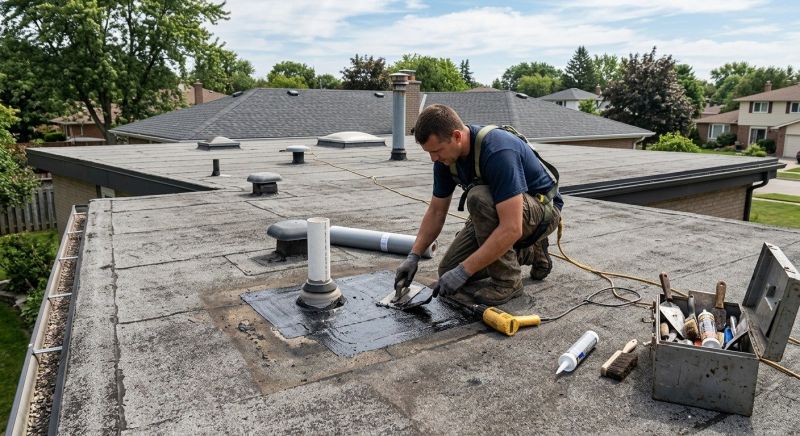 Rubber Roof Repair in Purcellville, VA