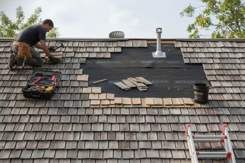 Shake Shingle Repair in Springfield, VA