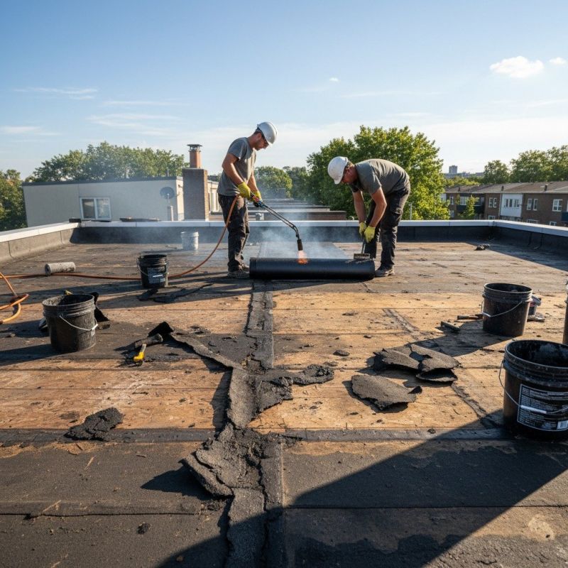 Single Ply Roof Repair in Hamilton, VA