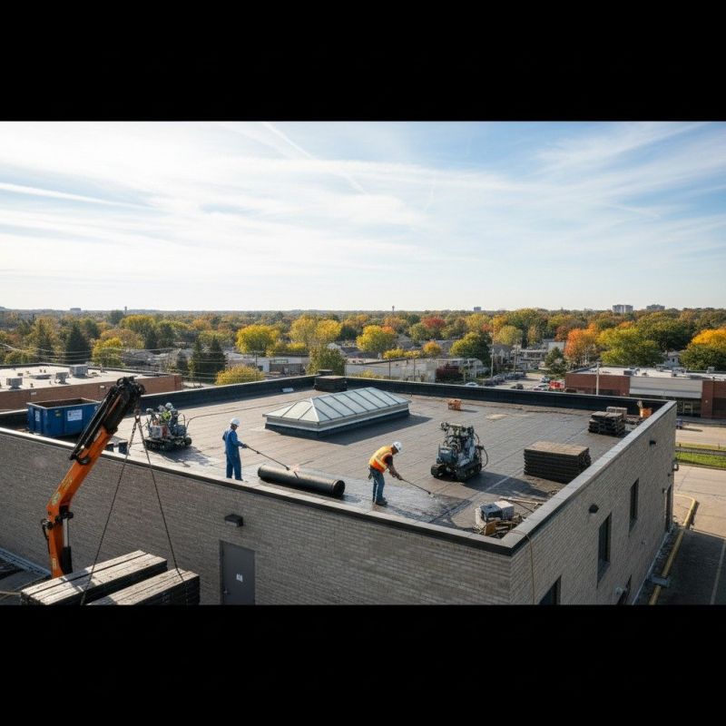 Single Ply Roof Replacement in Nokesville, VA