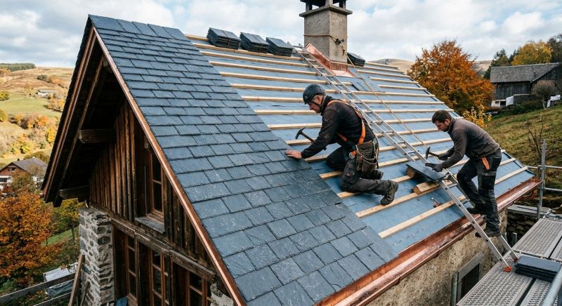 Slate Roof Construction in Manassas, VA