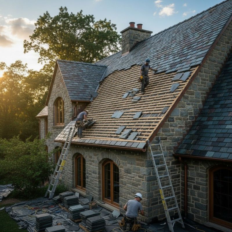 Slate Roof Replacement in Amissville, VA