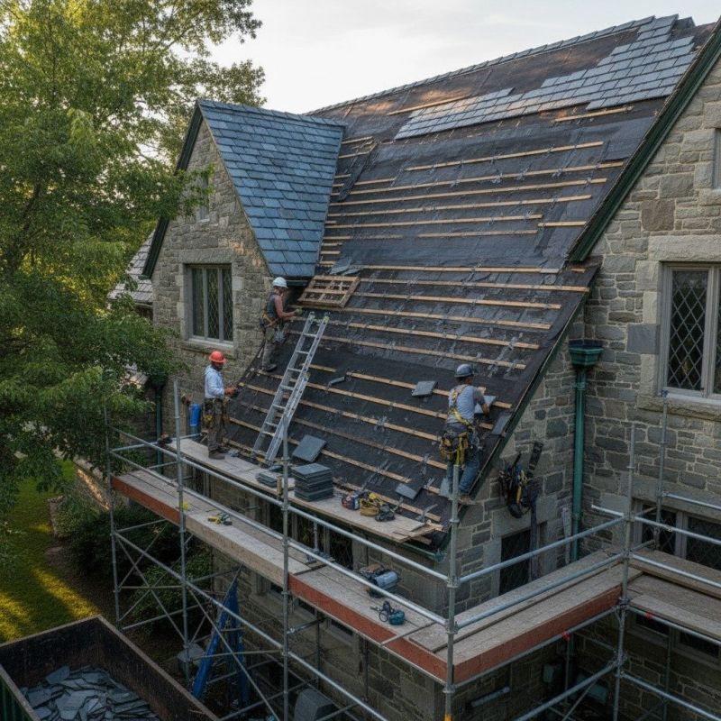 Slate Roof Replacement in Reston, VA