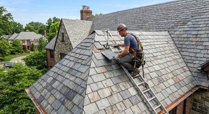 Slate Shingle Replacement in Haymarket, VA