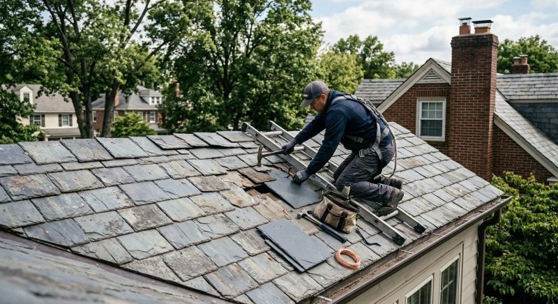 Slate Shingles Repair in Aldie, VA