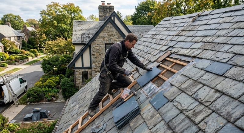 Slate Shingles Repair in Purcellville, VA