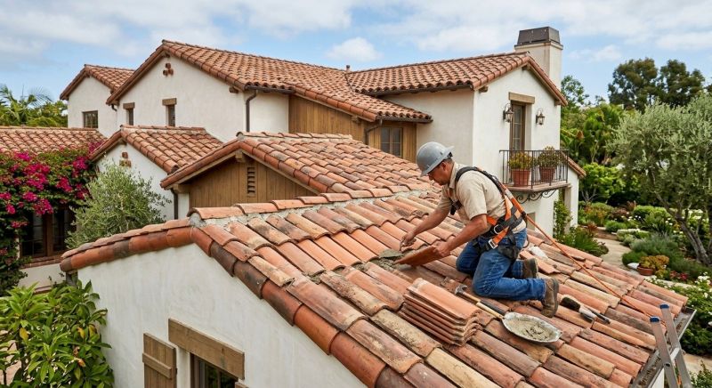 Spanish Tile Roof Repair in Haymarket, VA