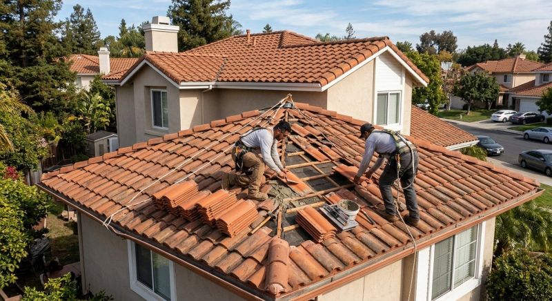 Spanish Tile Roof Repair in Haymarket, VA