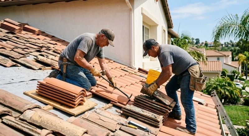 Spanish Tile Roof Repair in Haymarket, VA