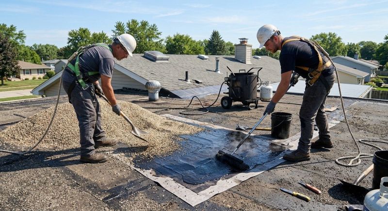 Tar And Gravel Roof Repair in Poolesville, MD
