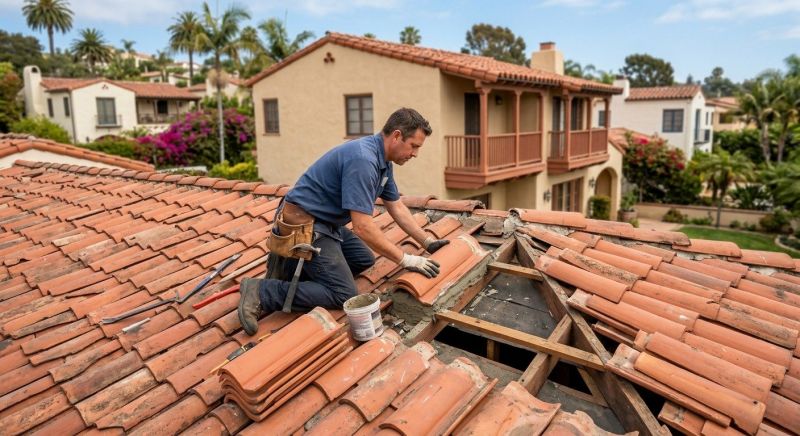 Tile Roof Repair in Upperville, VA